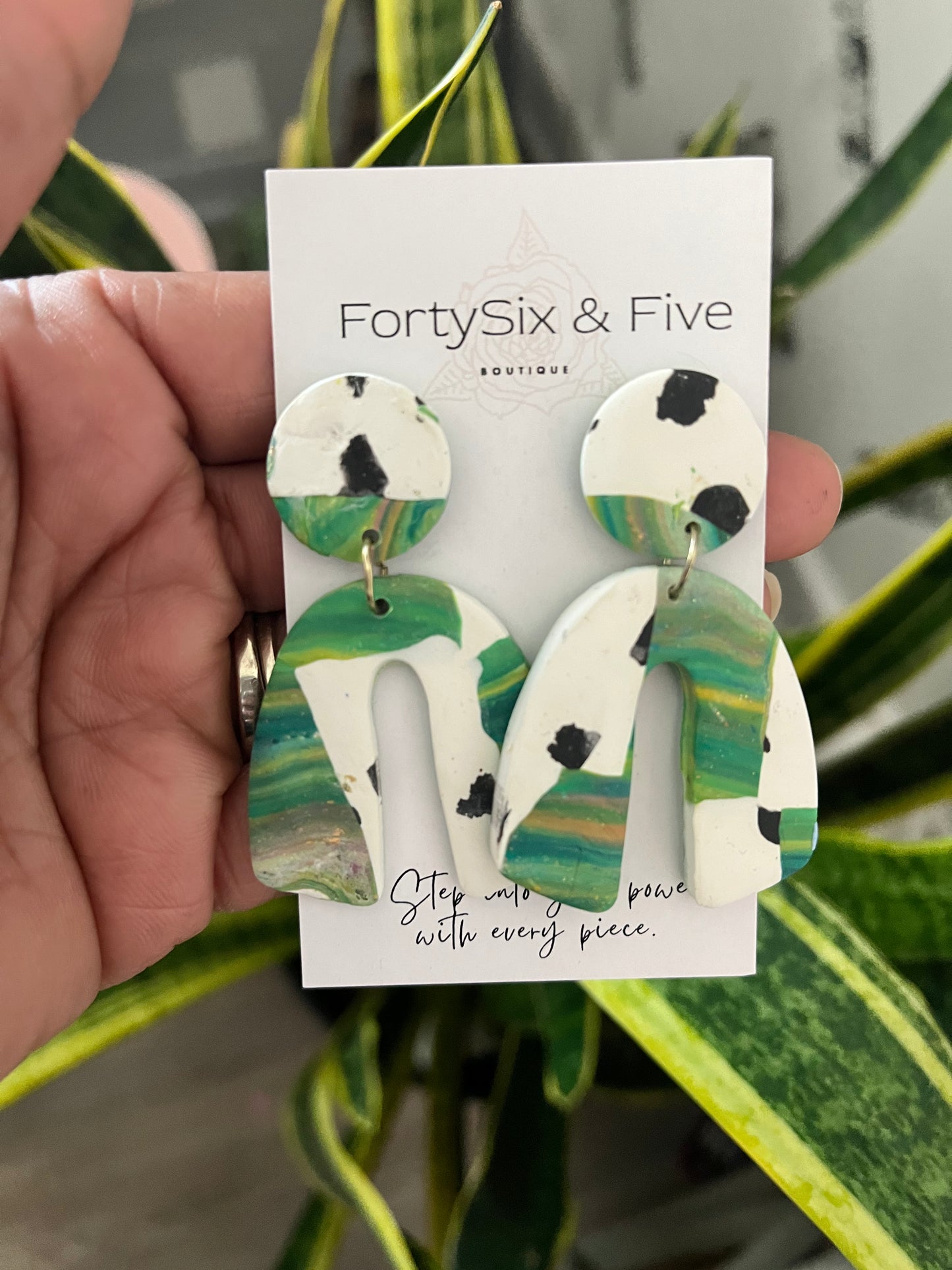 Color block “Carmen” Earrings 1955