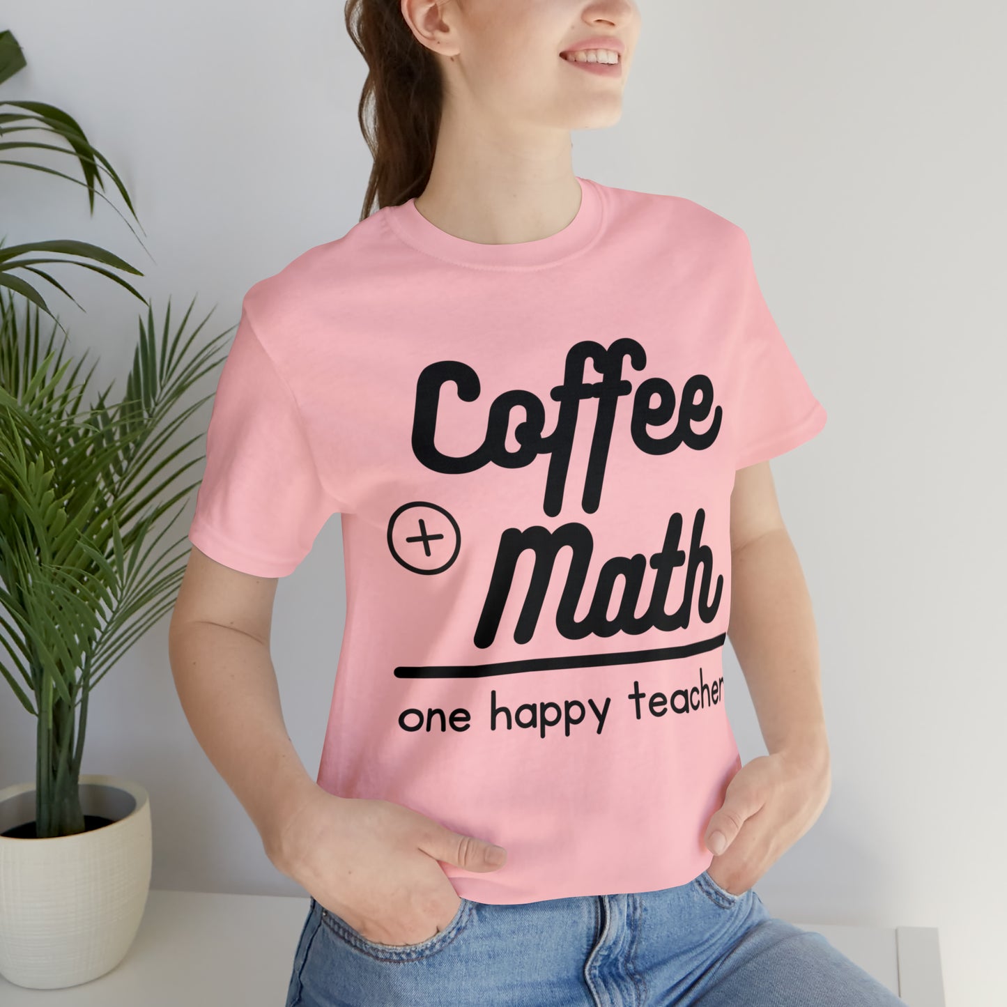 One happy math teacher Short Sleeve Tee