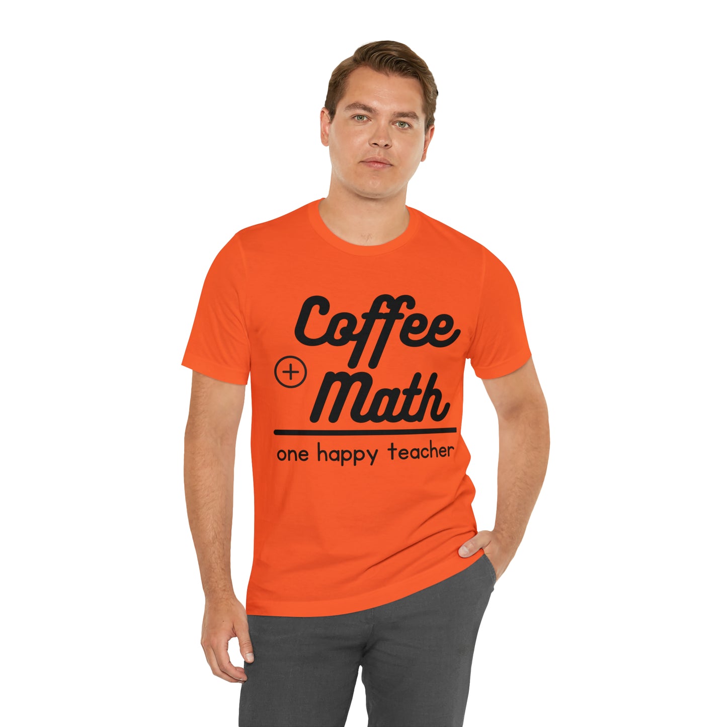 One happy math teacher Short Sleeve Tee