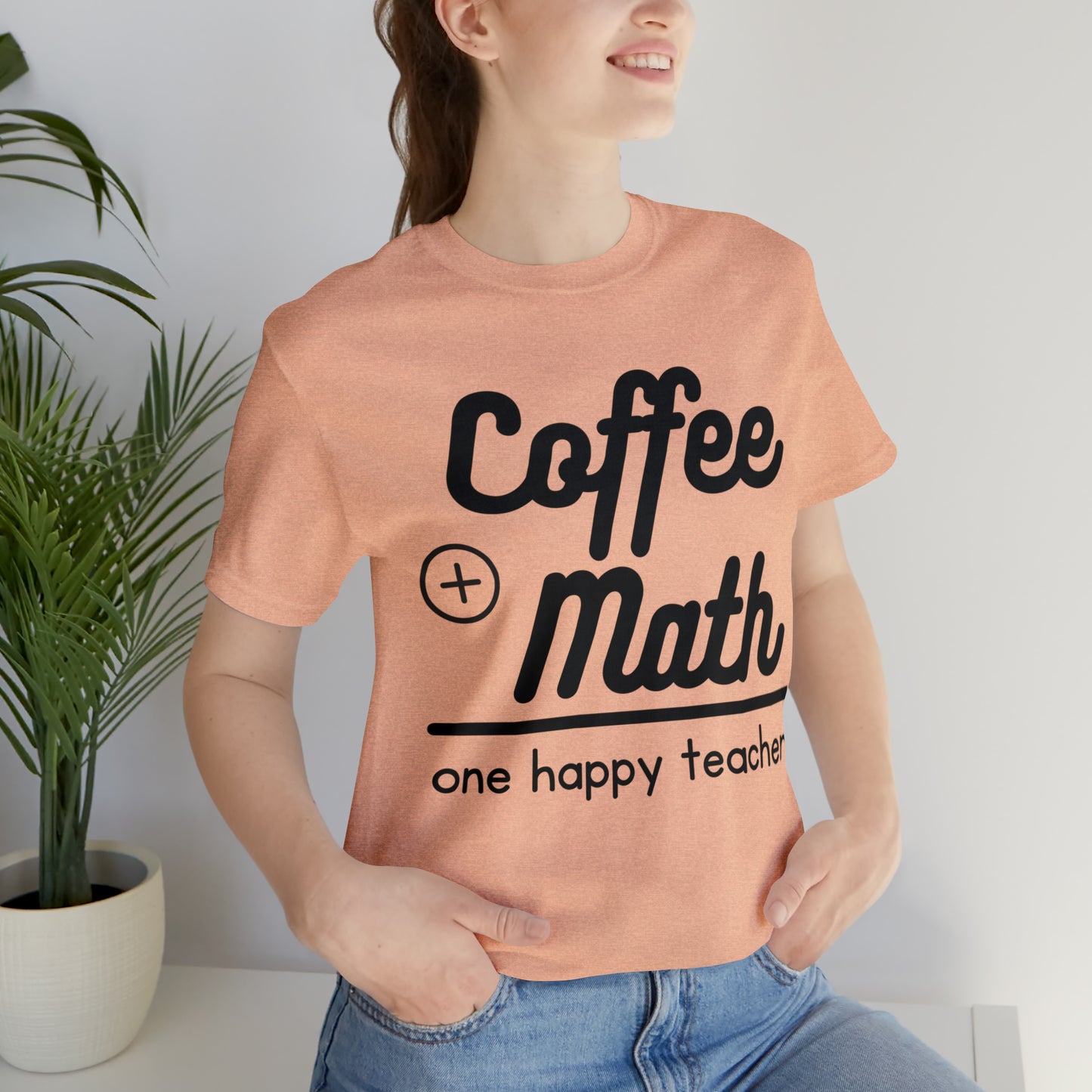 One happy math teacher Short Sleeve Tee