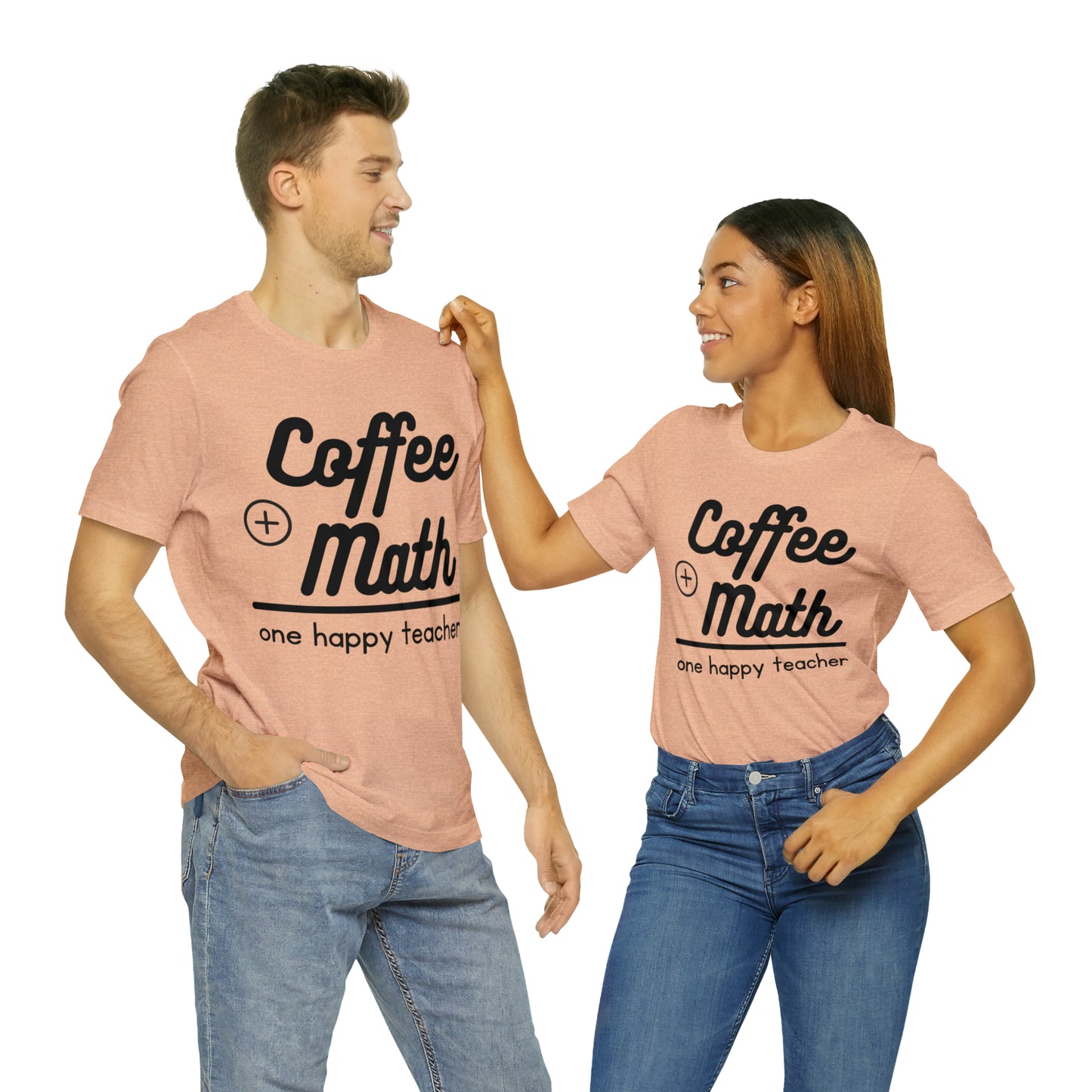 One happy math teacher Short Sleeve Tee