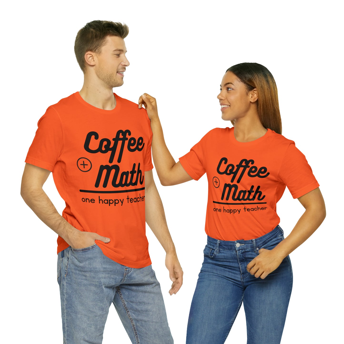 One happy math teacher Short Sleeve Tee