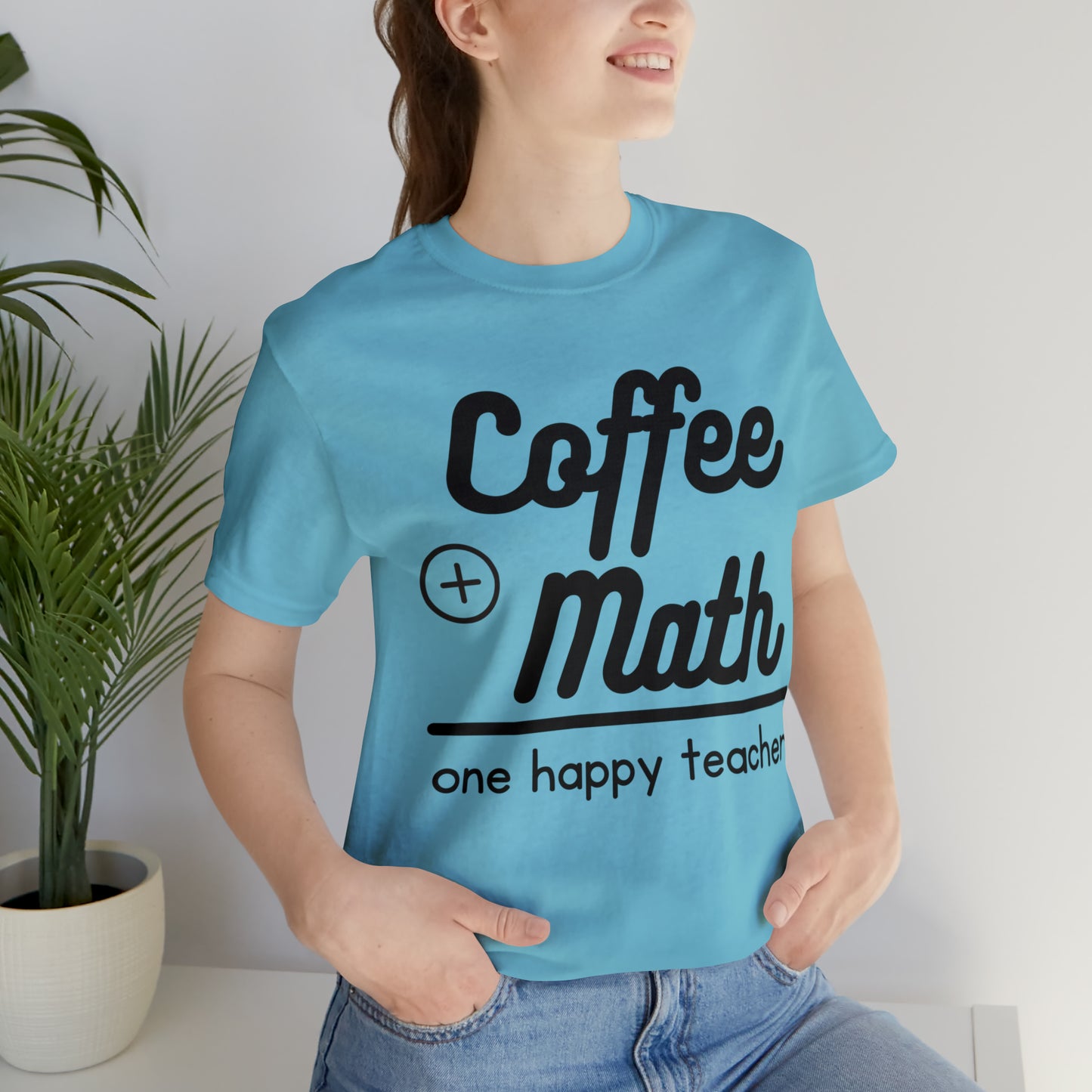 One happy math teacher Short Sleeve Tee