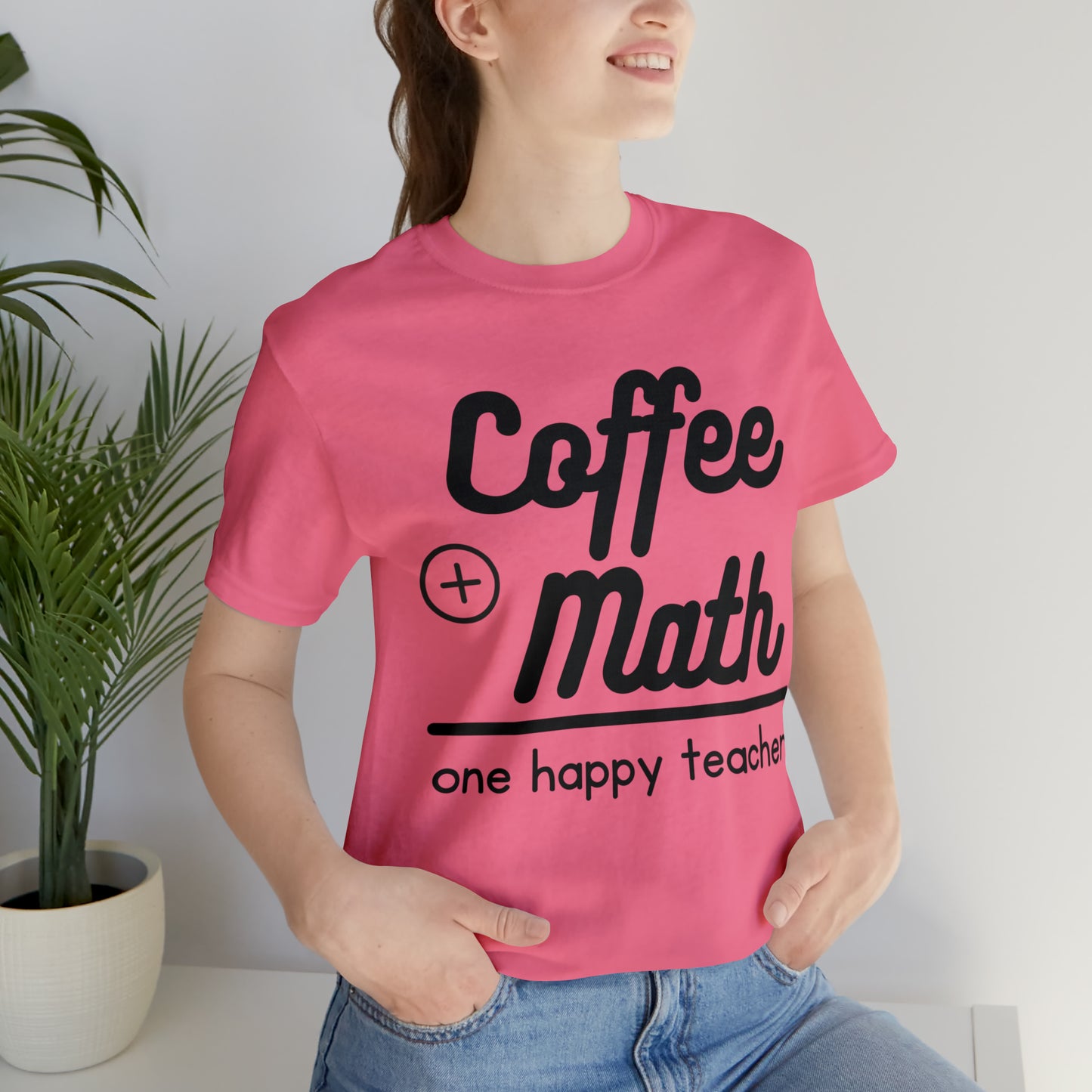 One happy math teacher Short Sleeve Tee