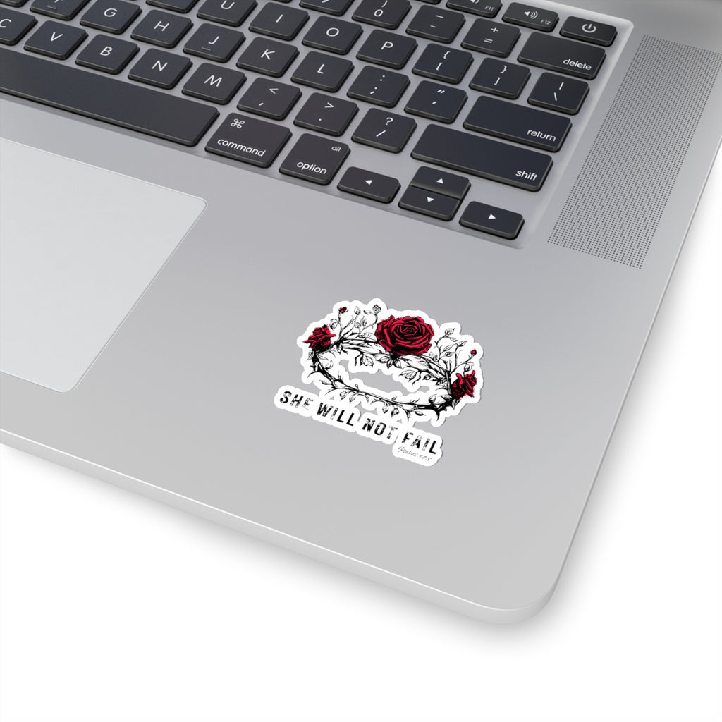 SHE WILL NOT FAIL Kiss-Cut Stickers