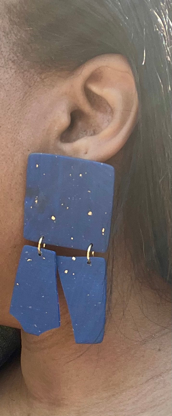 Blue Jean ABSTRACT studs