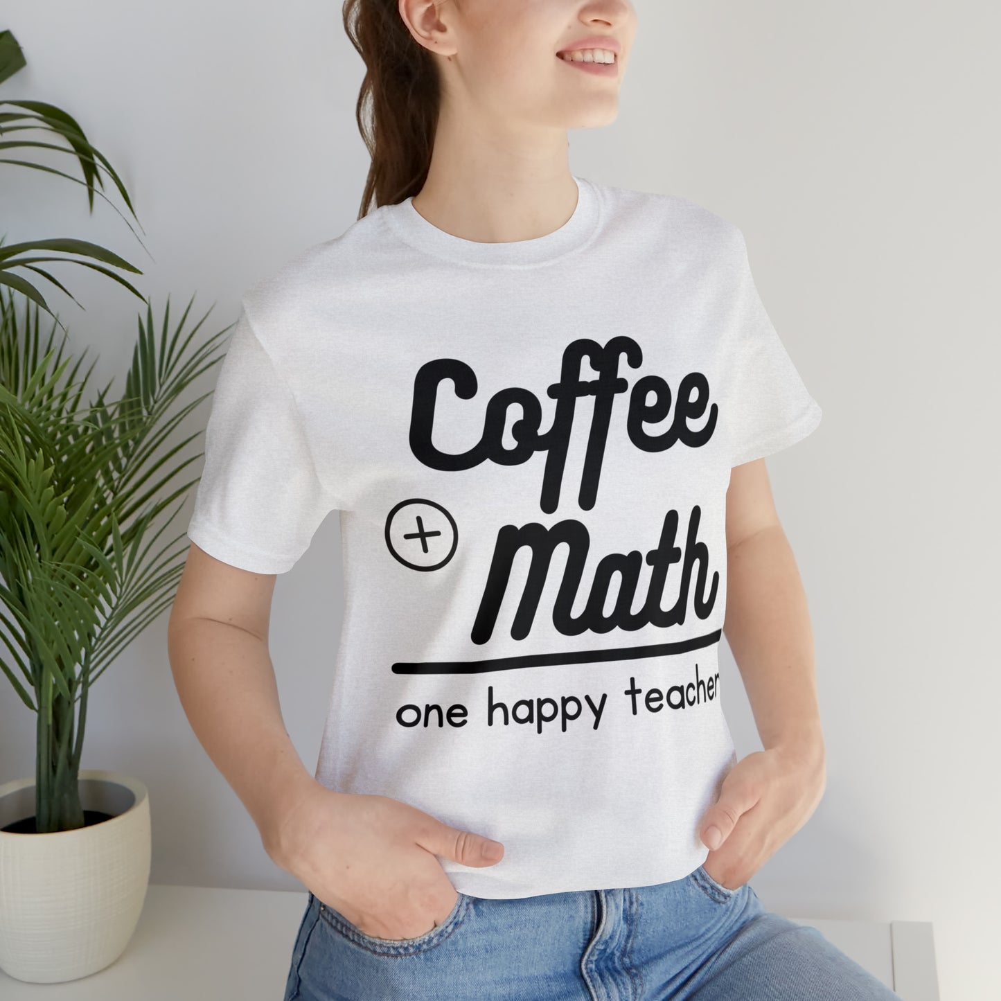One happy math teacher Short Sleeve Tee