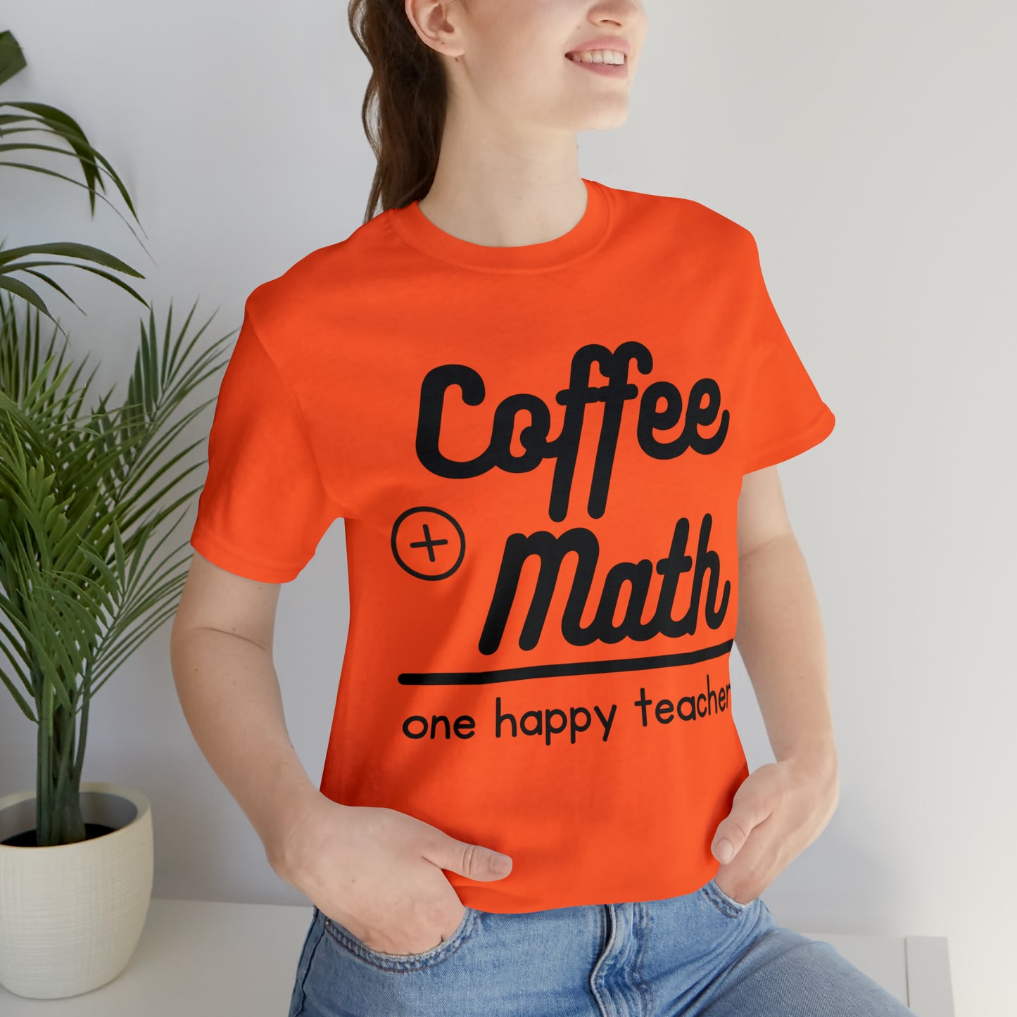 One happy math teacher Short Sleeve Tee