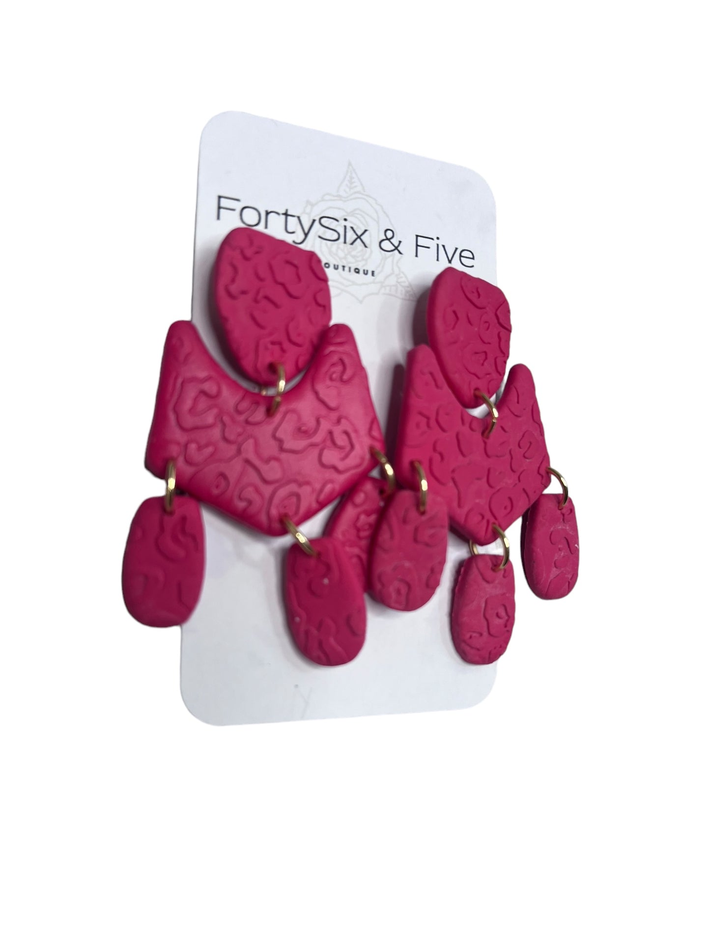 Fuschia Valentine EARRINGS