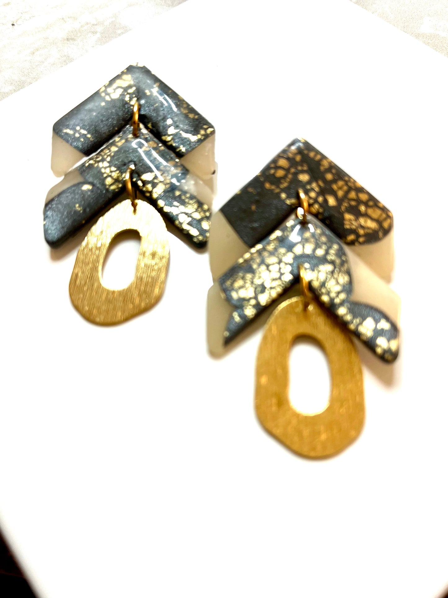 Prosperity amour stud dangles