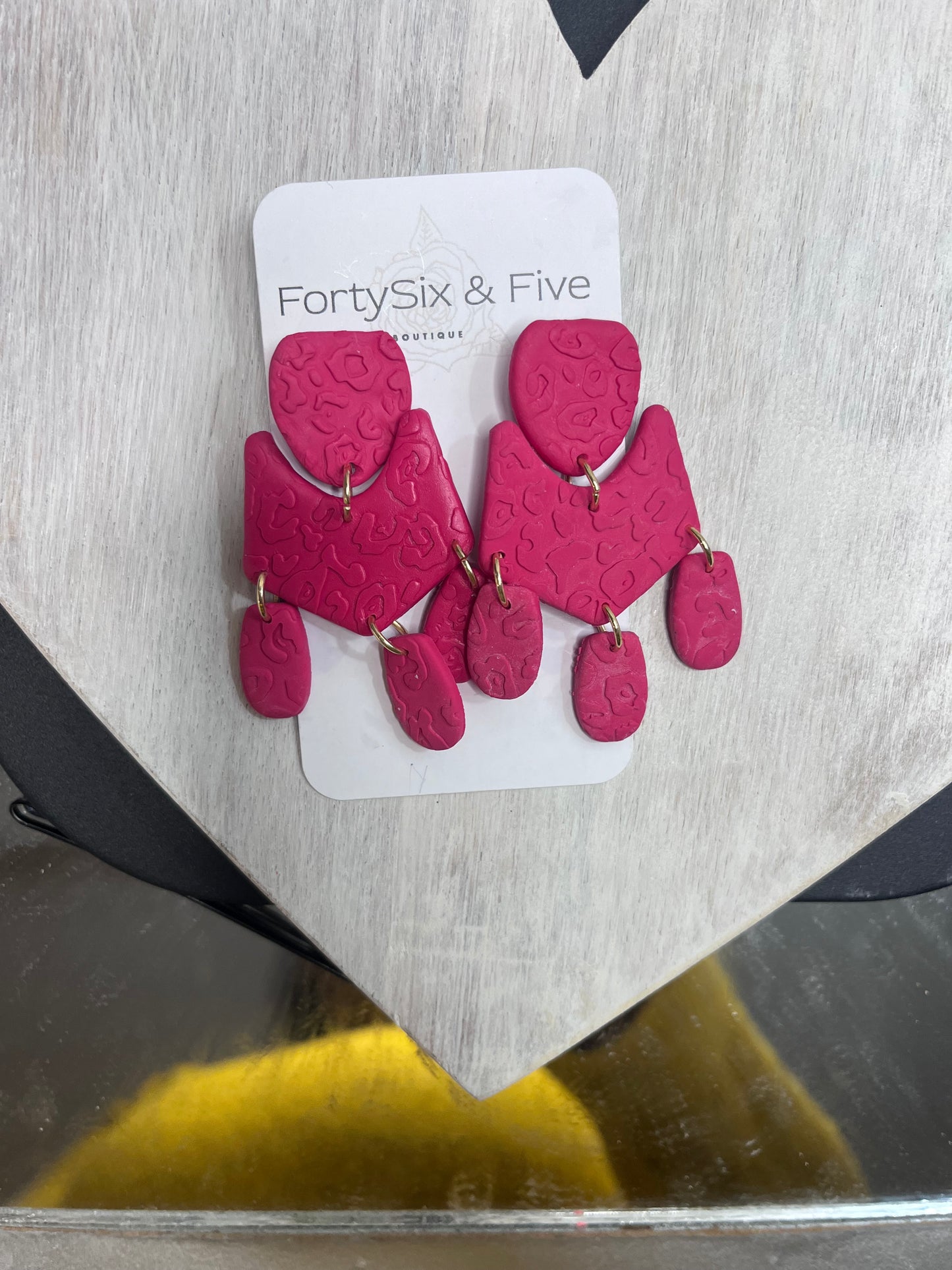 Fuschia Valentine EARRINGS