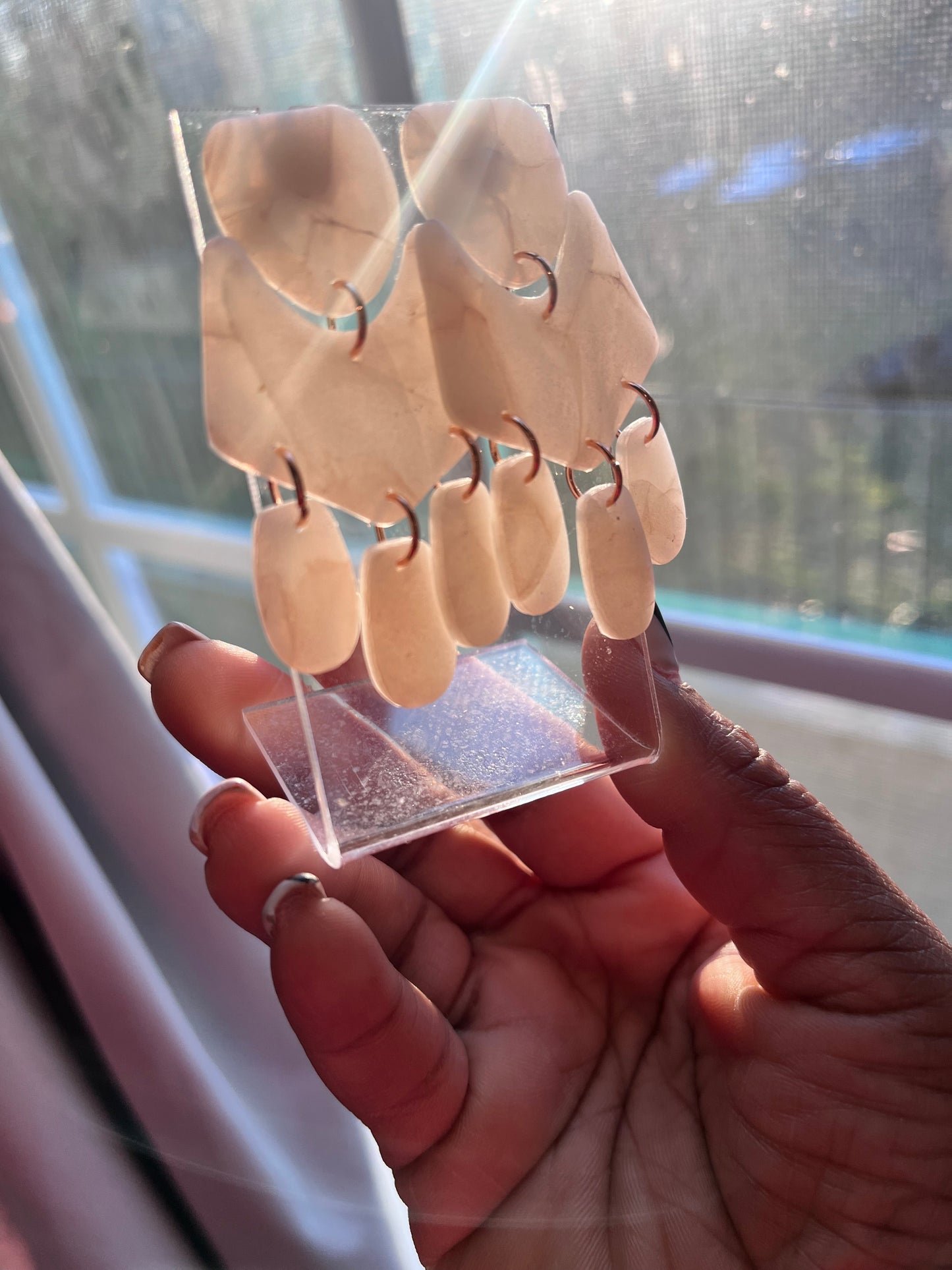 Jada translucent dangle