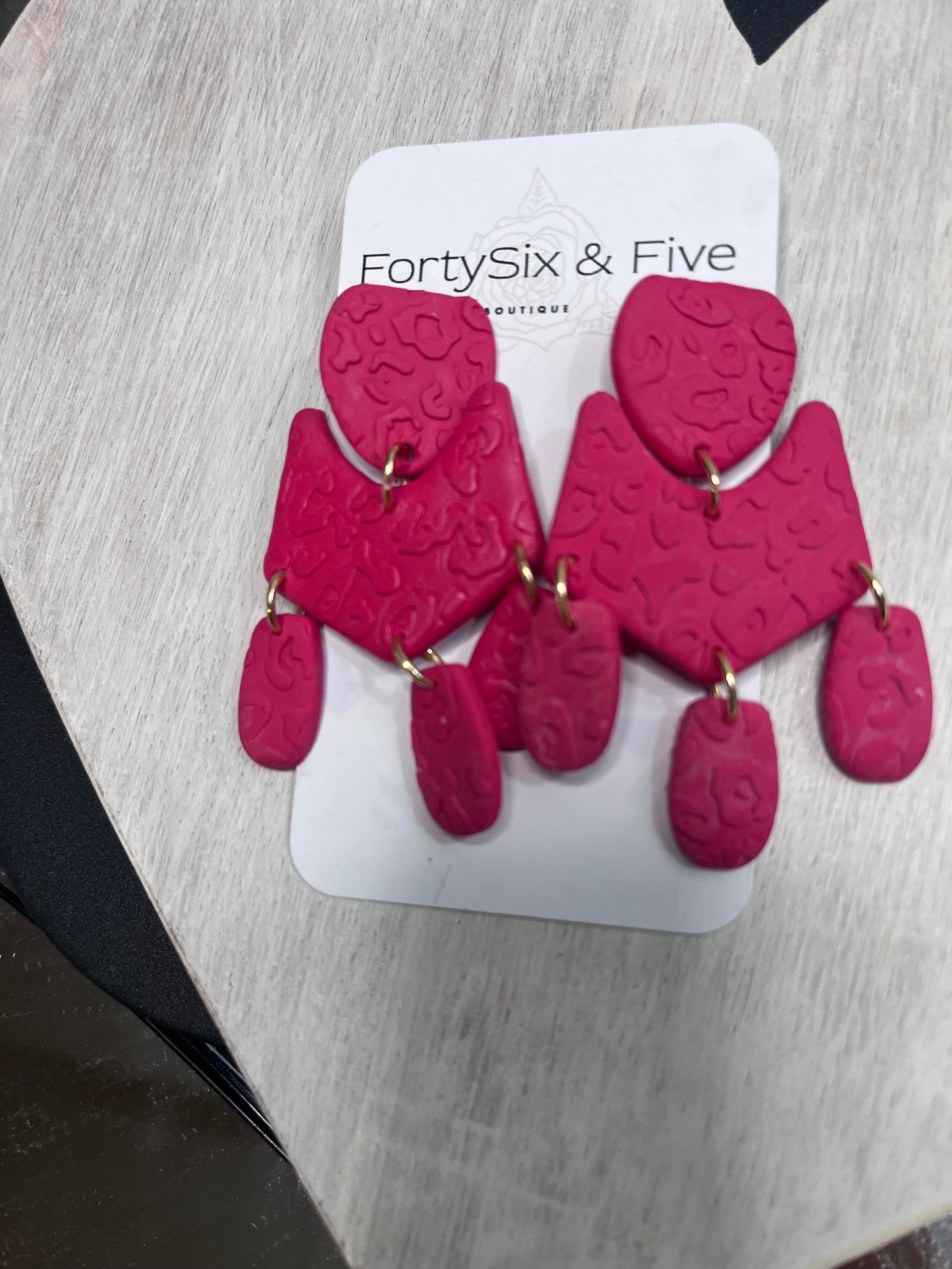 Fuschia Valentine EARRINGS
