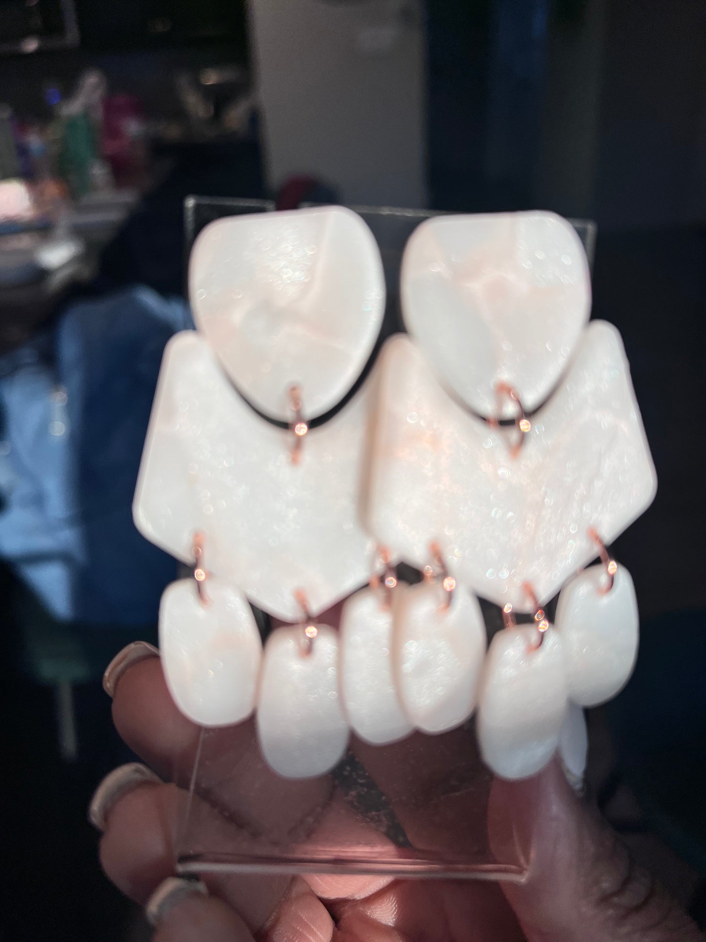 Jada translucent dangle