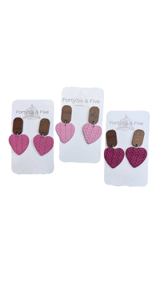 Snuggle heart dangles