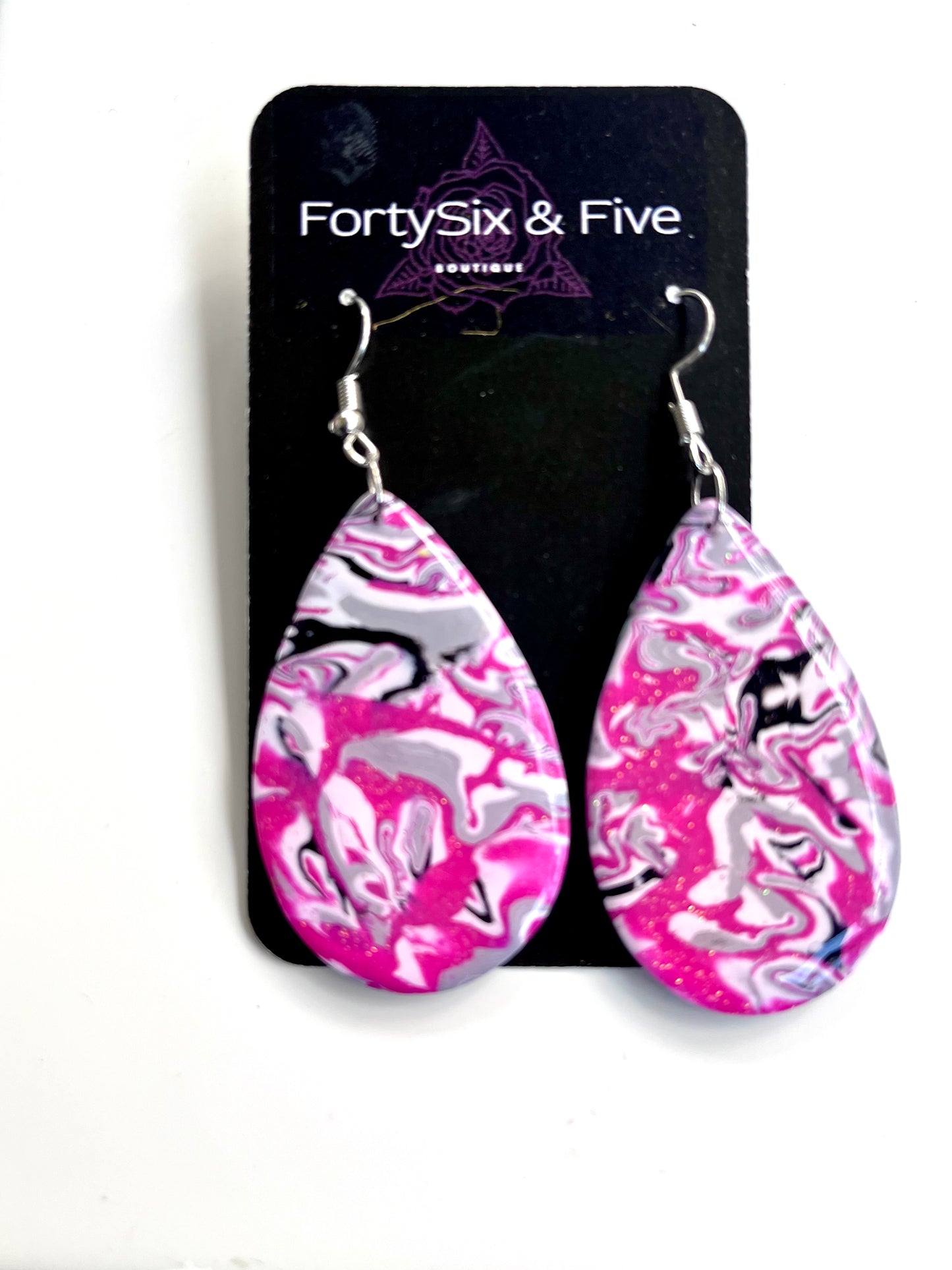 Pretty in pink dangles