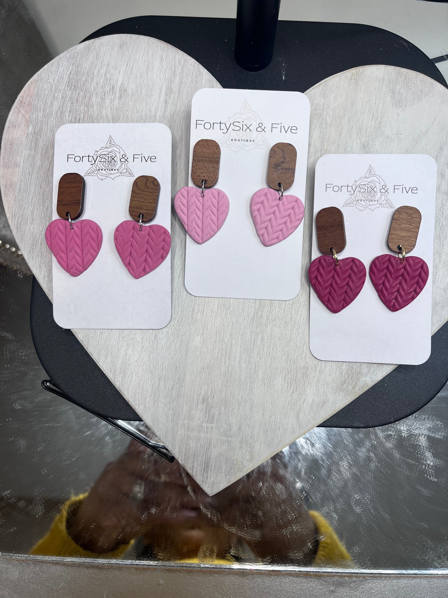 Snuggle heart dangles