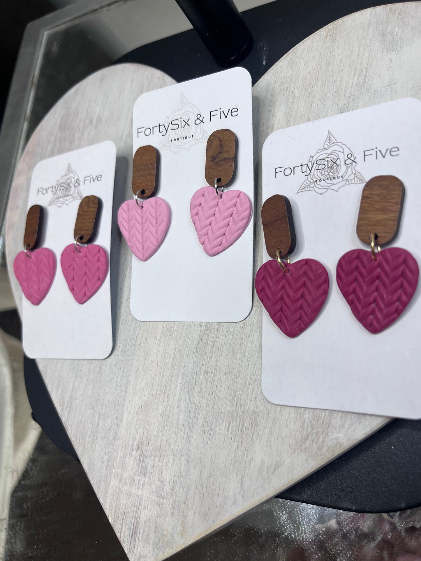 Snuggle heart dangles