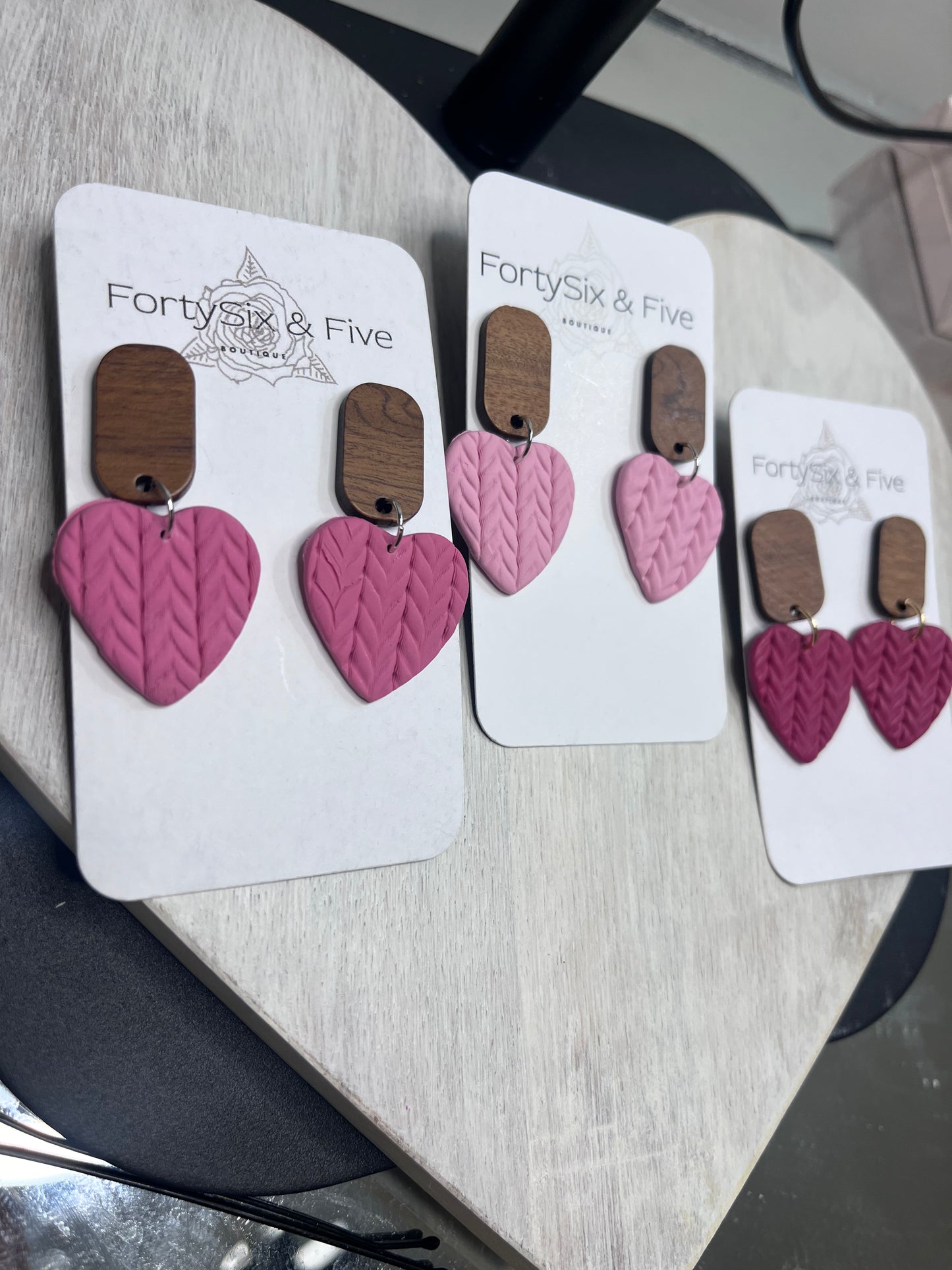 Snuggle heart dangles