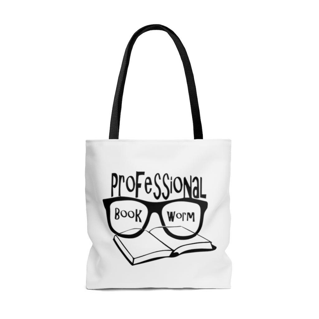 Professional Book Worm Tote Bag