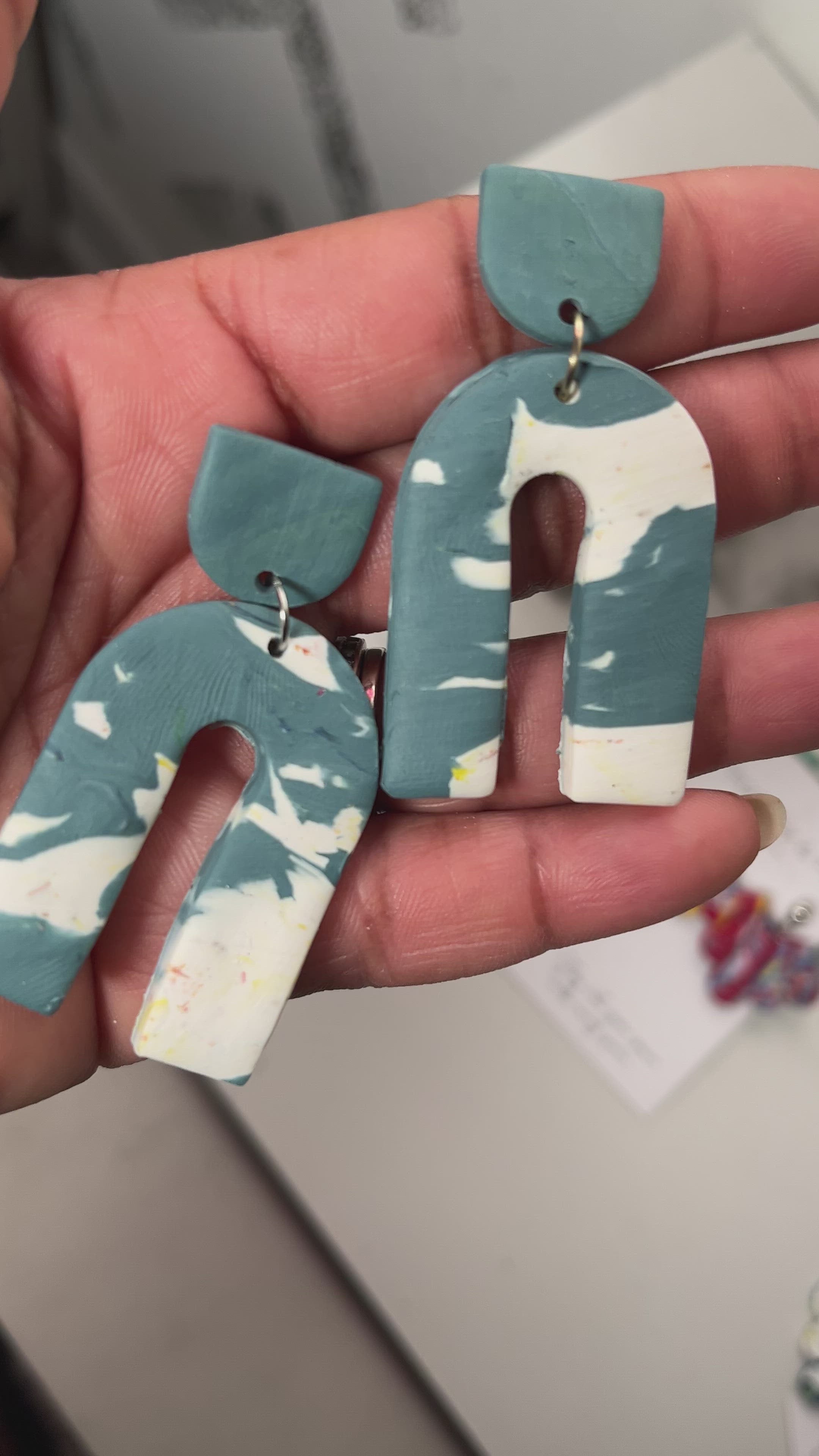 “Unique U ” Earrings  1955