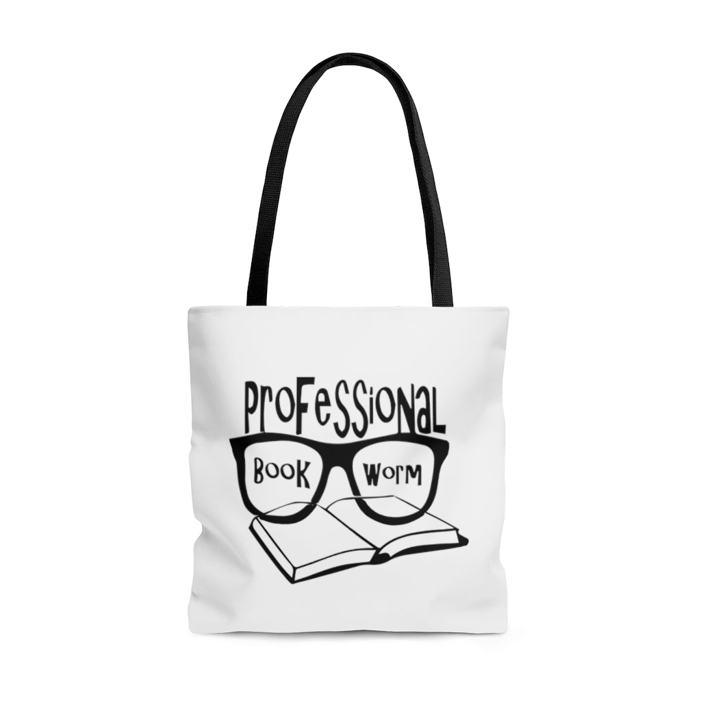 Professional Book Worm Tote Bag
