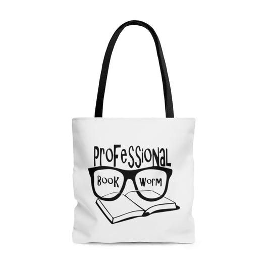 Professional Book Worm Tote Bag