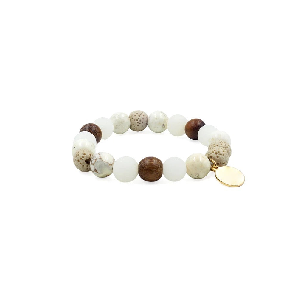 ABUNDANCE STACK-BOHO luxury natural stone bracelet stack
