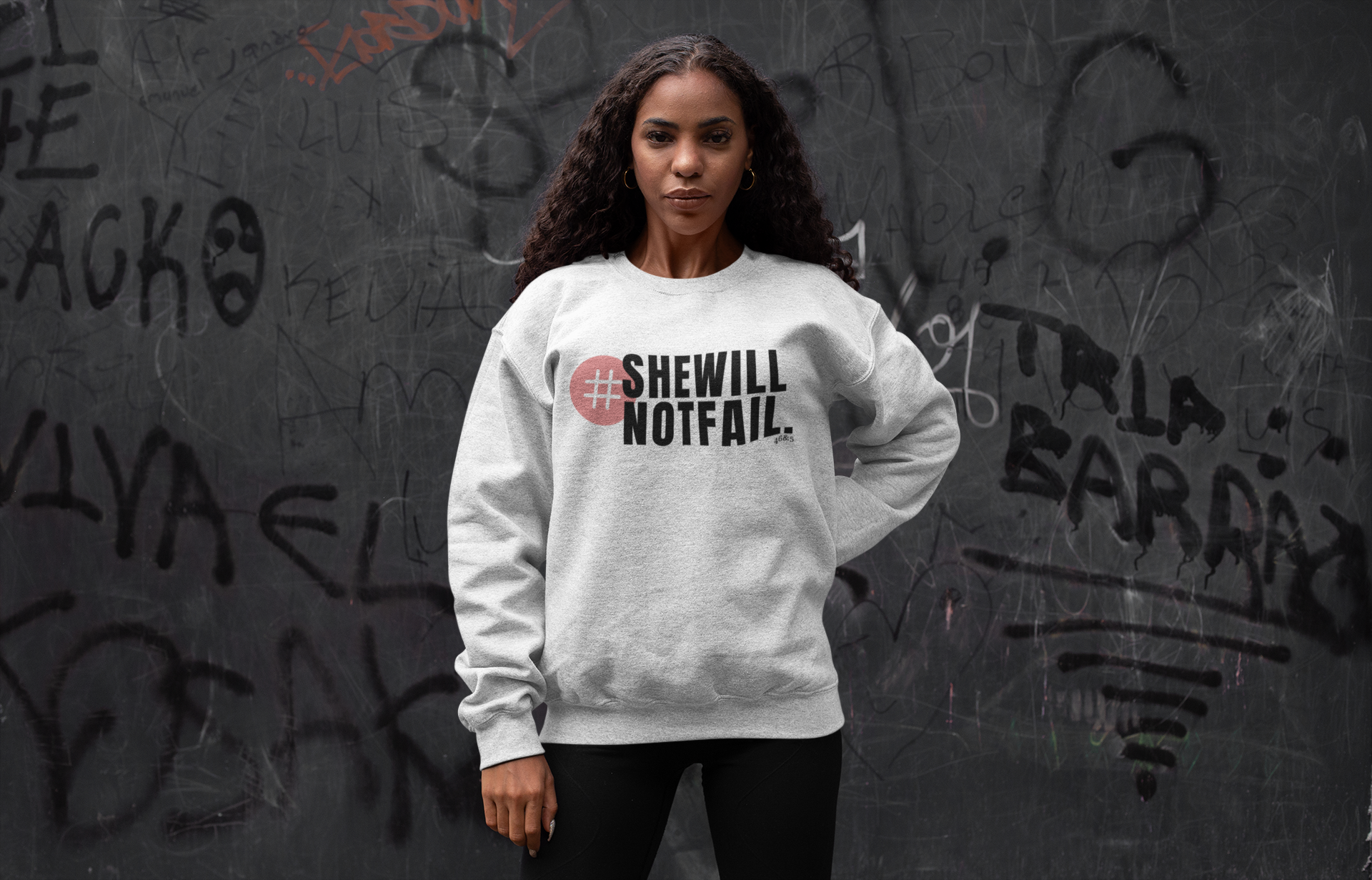 She will not Fail Comfy Sweatshirt