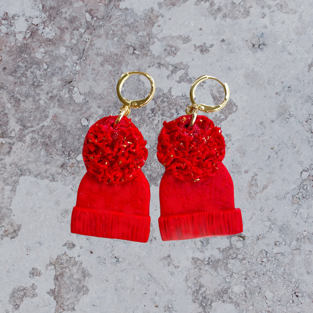 The  Sweater weather hats FALL Earrings 1955
