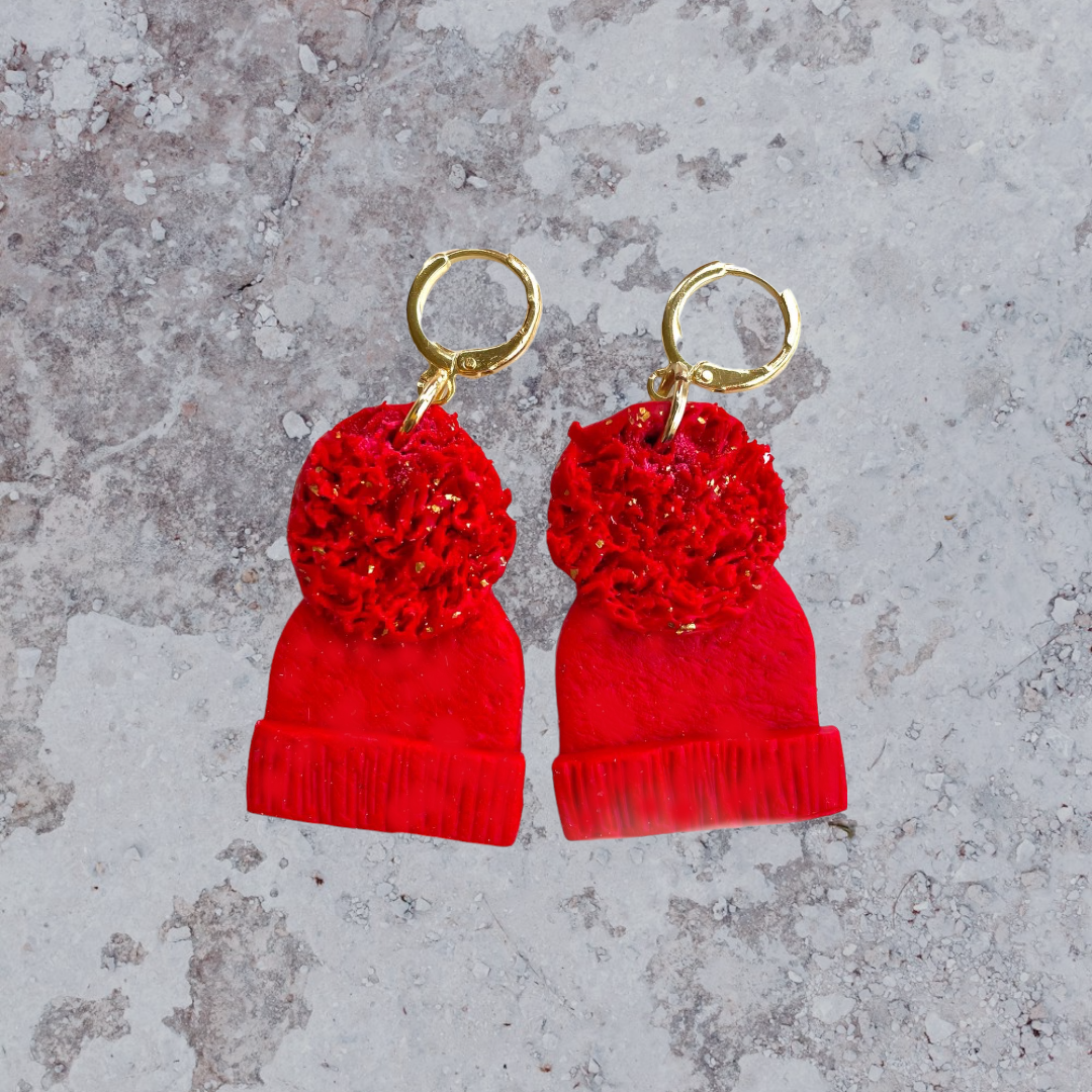 The  Sweater weather hats FALL Earrings 1955