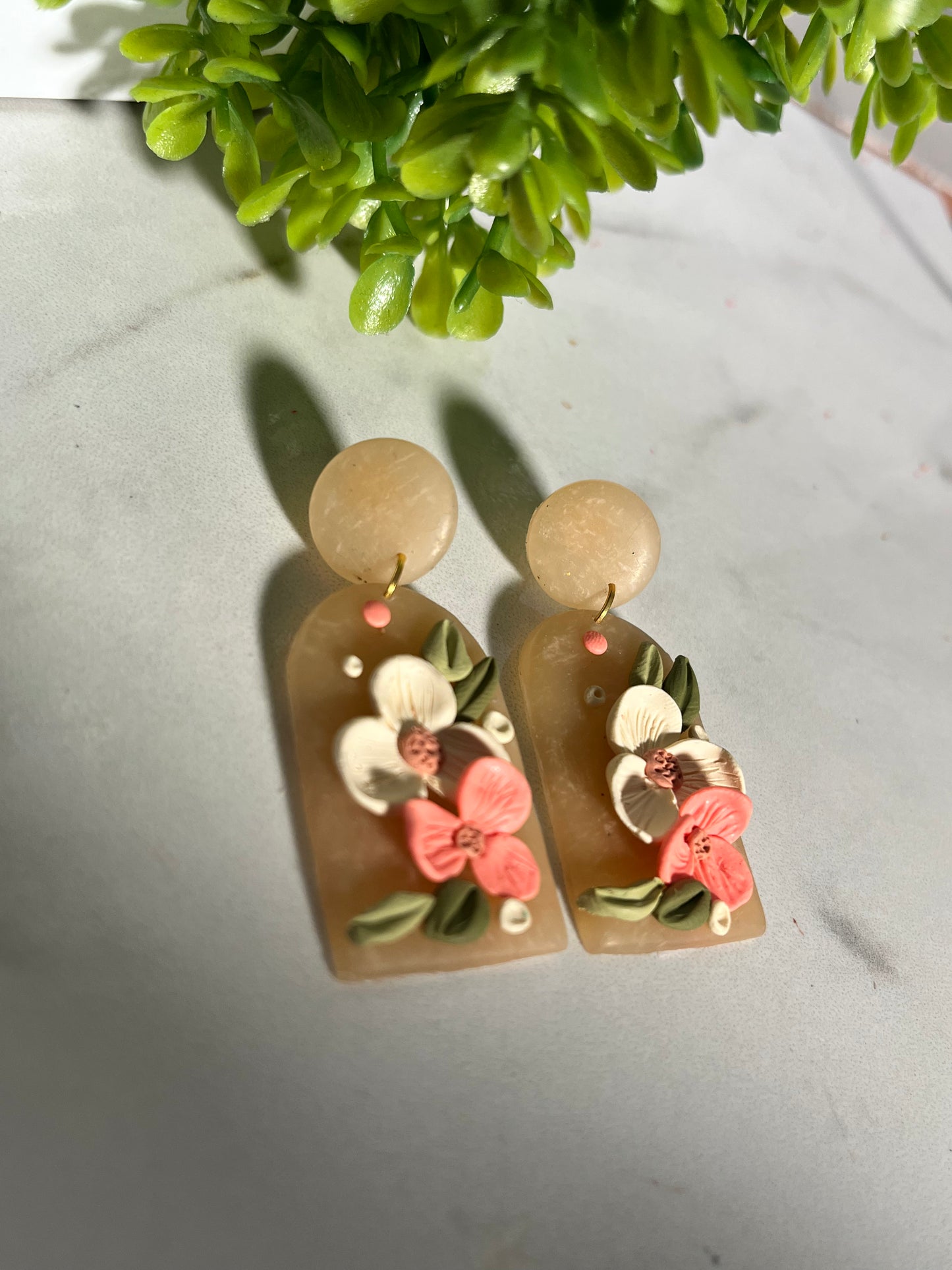 Translucent FLORAL EARRINGS