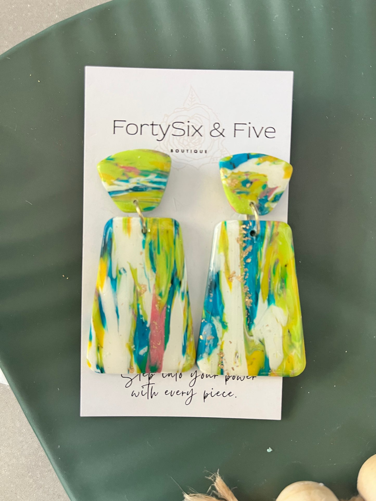 Multi Color “ Tamar” Earrings  1955