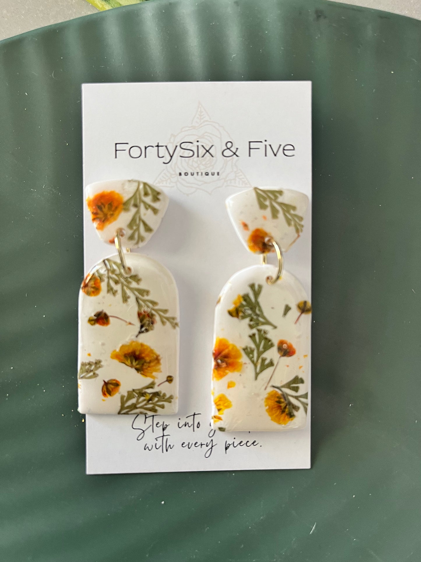 Logan  Floral Earrings  1955