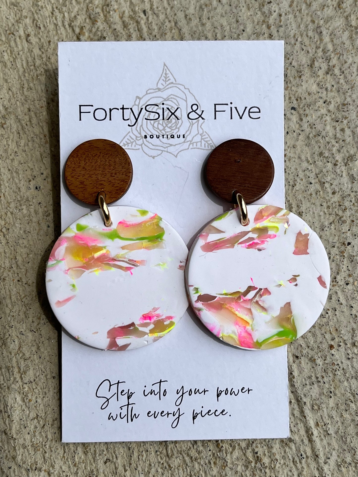 Apricot  JUNIE Earrings  1955