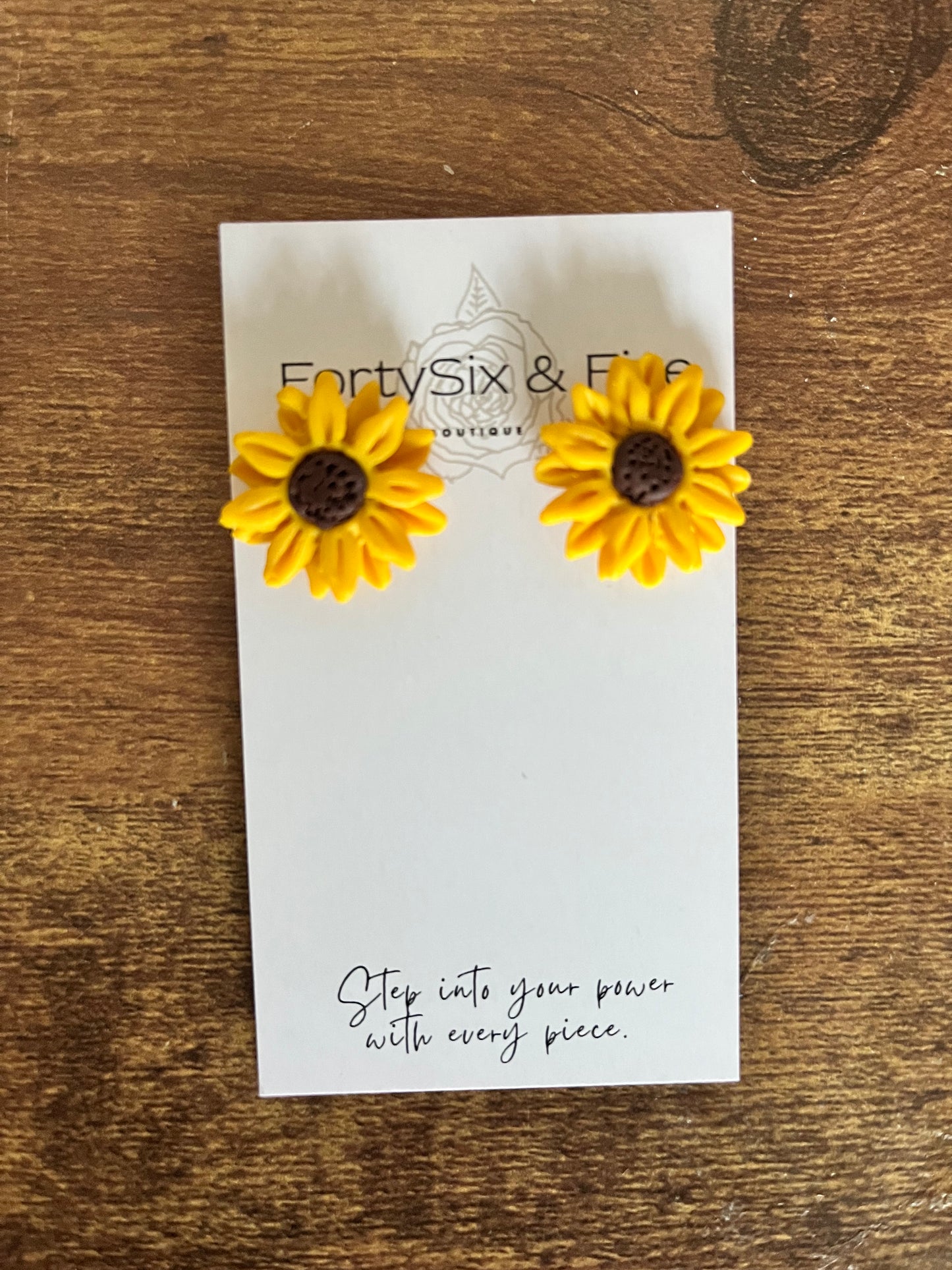 Sunflower Studs Fall Earrings 1955