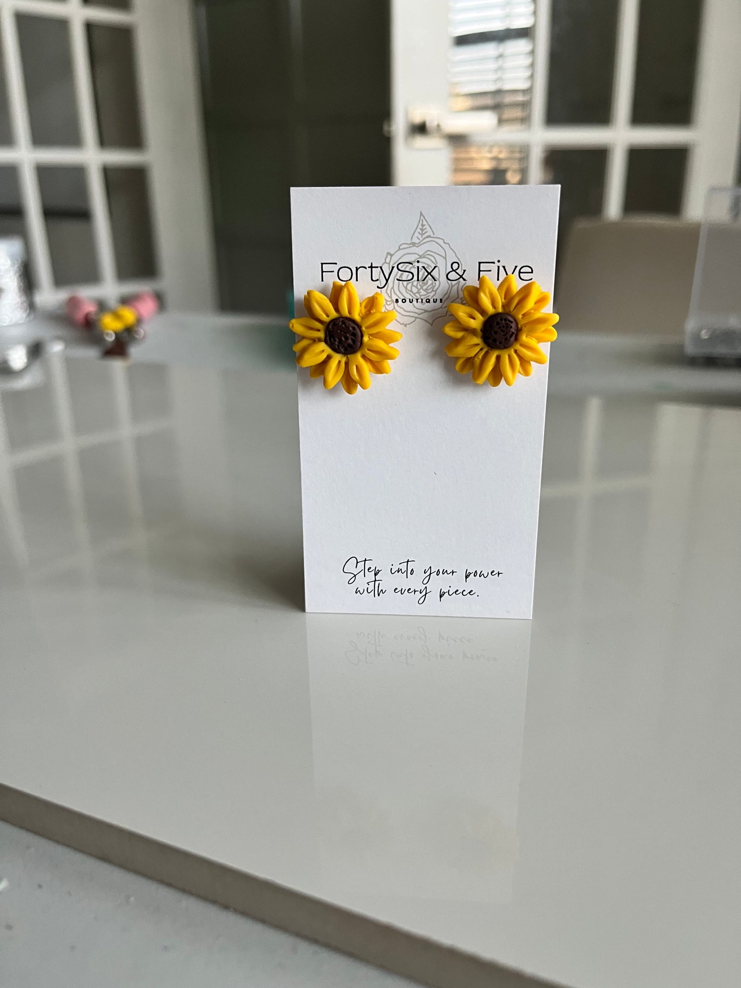 Sunflower Studs Fall Earrings 1955