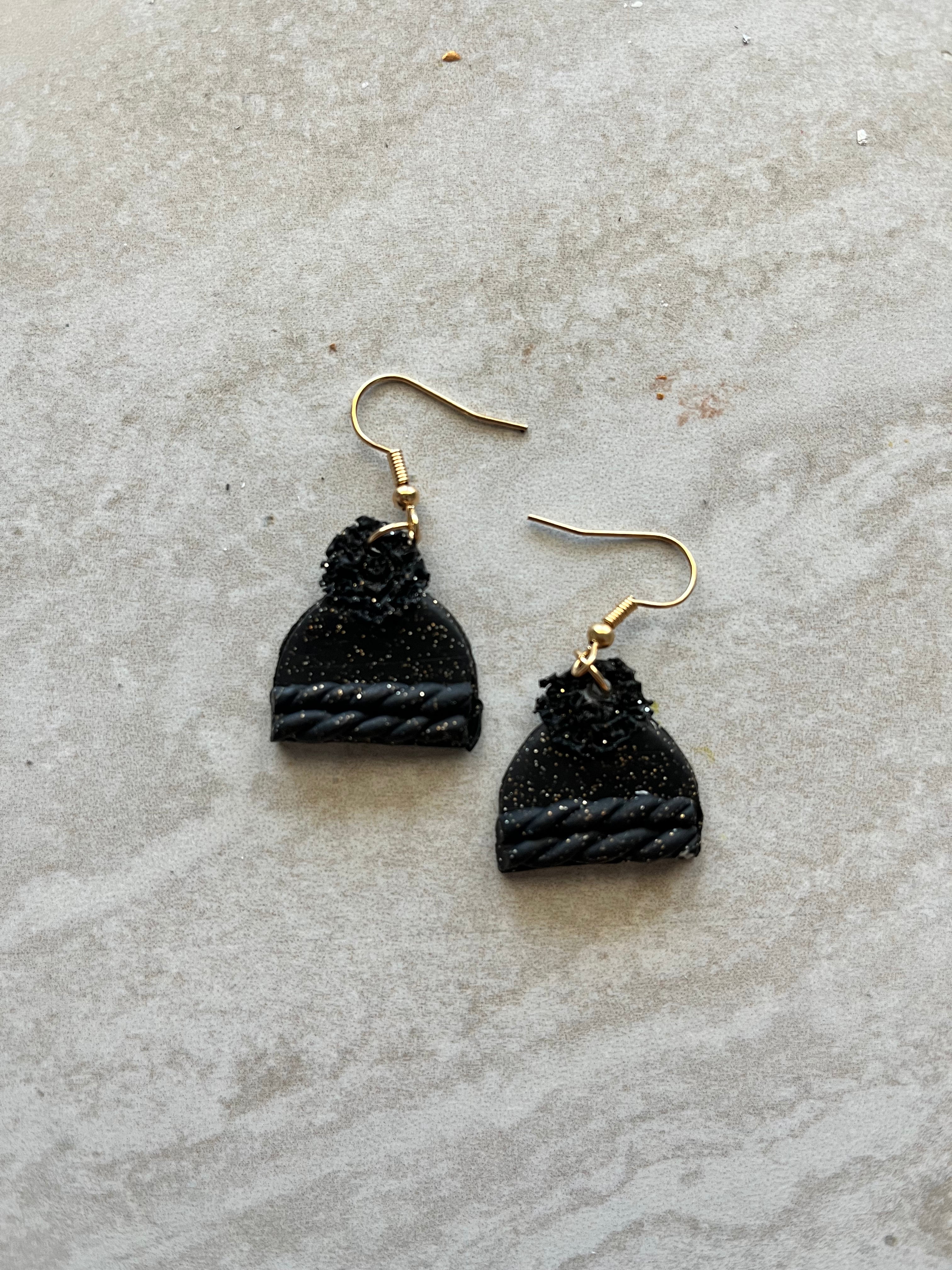 The  Sweater weather hats FALL Earrings 1955