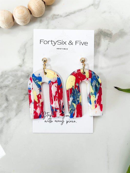 Wonder Woman “U” Earrings  1955