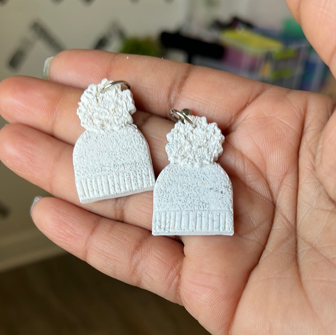 The  Sweater weather hats FALL Earrings 1955