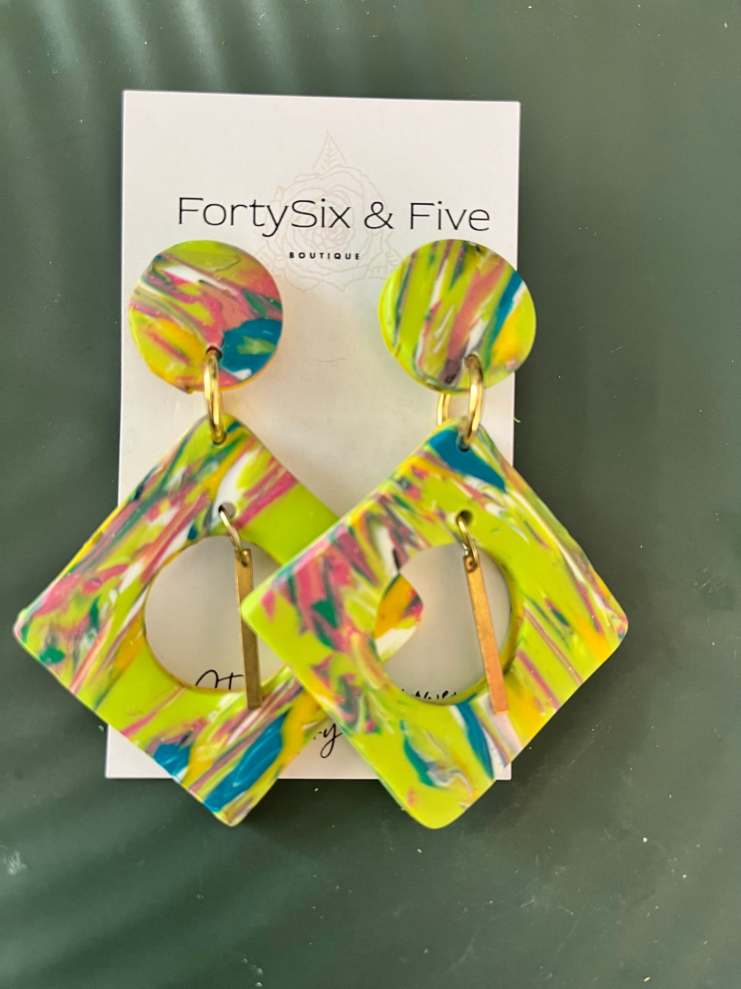 Multicolor “Julie” Earrings  1955