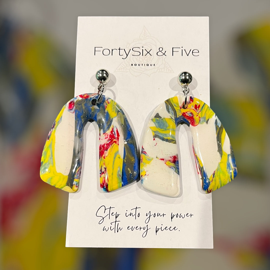 Silver tops “Carmen” Earrings  1955