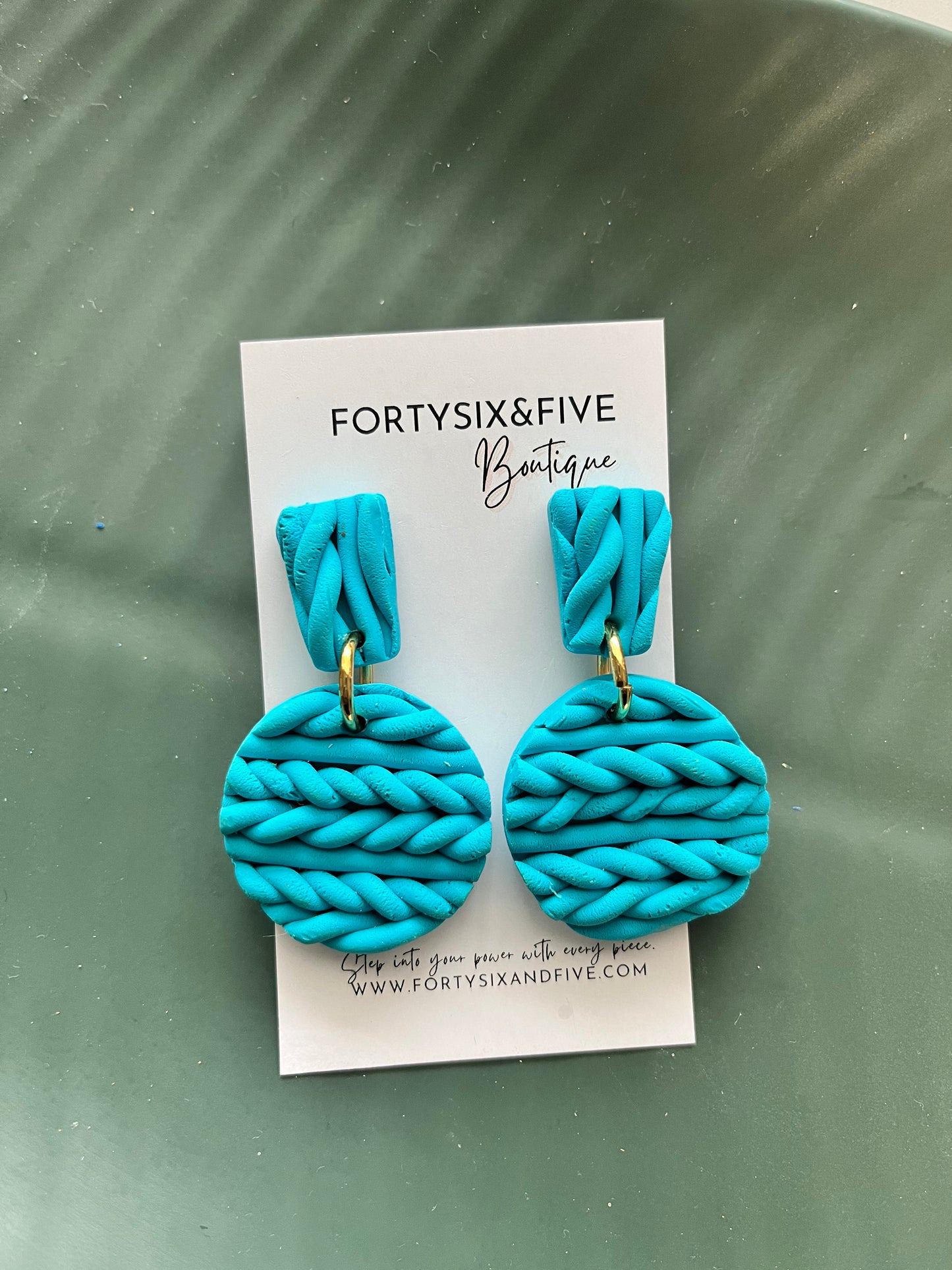 Ocean Blue Ava  Earrings  1955