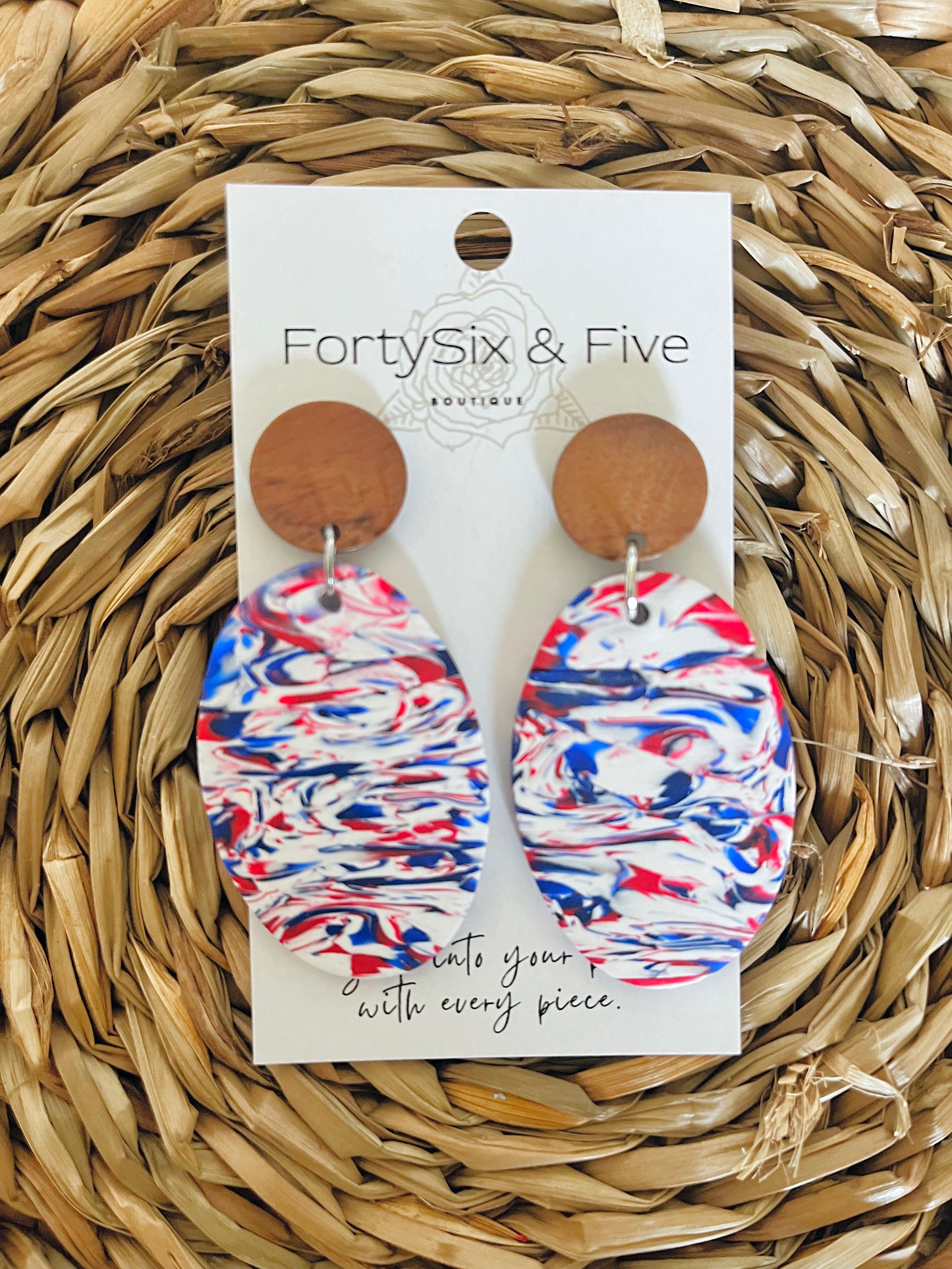 American dream Earrings  1955