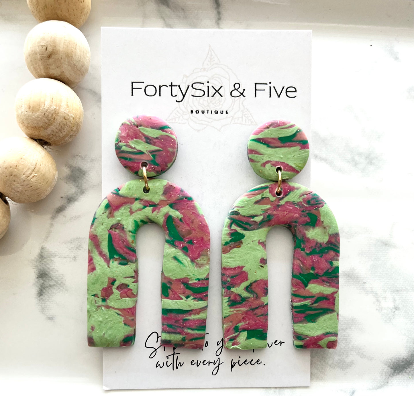 Ethel Unique U Earrings  1955