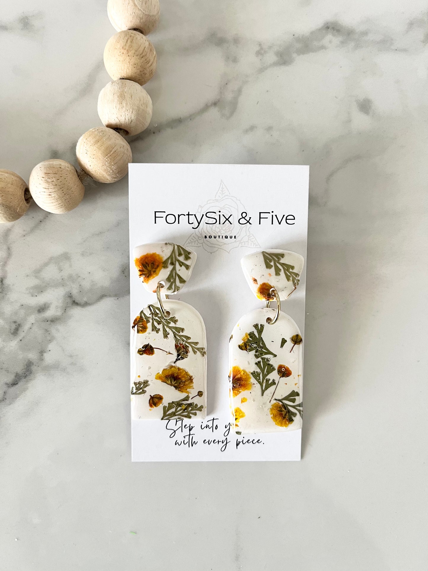 Logan  Floral Earrings  1955