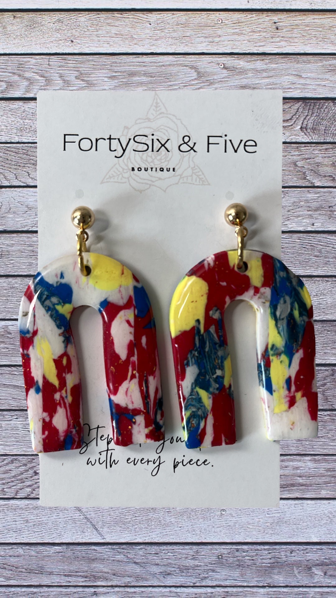 Wonder Woman “U” Earrings  1955