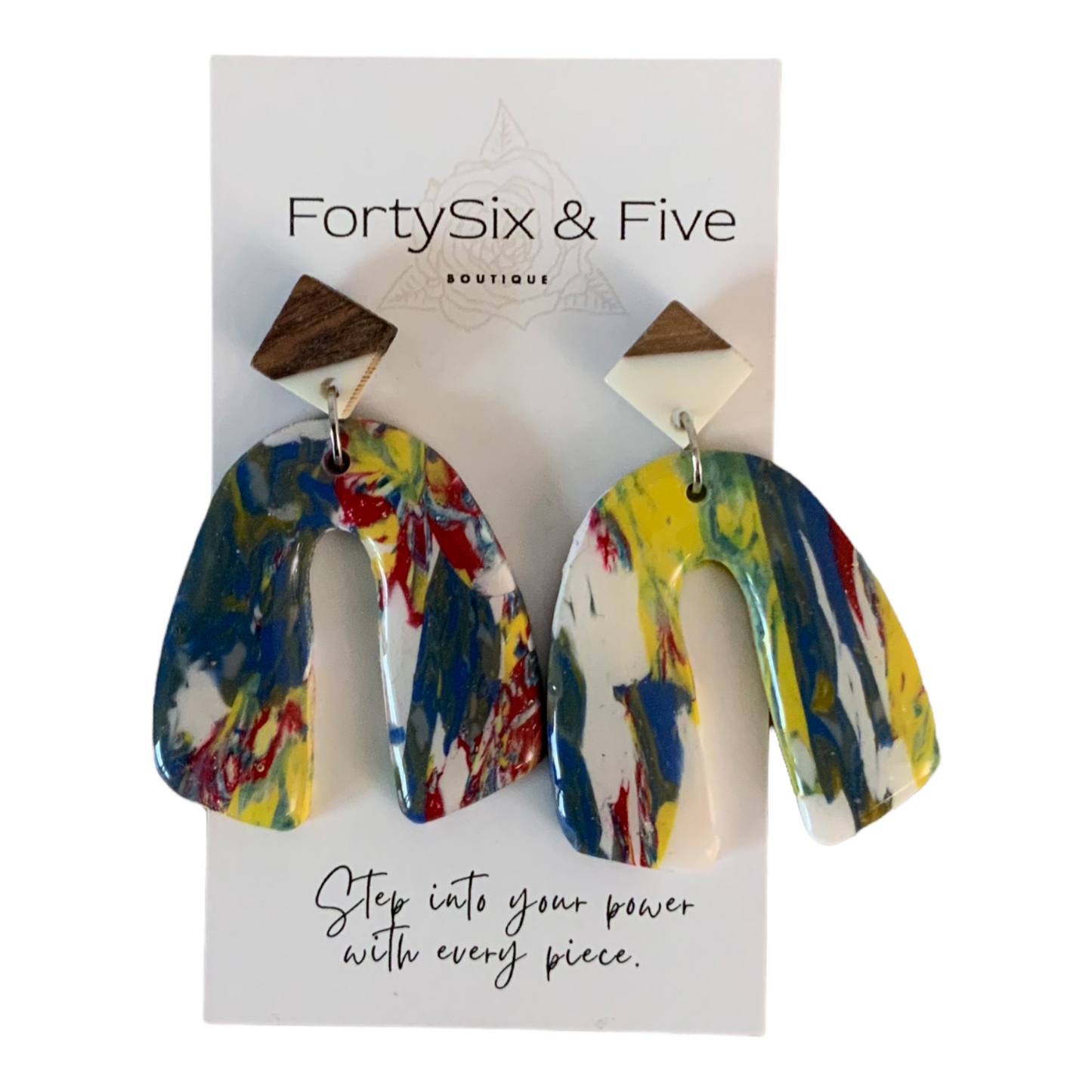 Two tones “Carmen” Earrings  1955