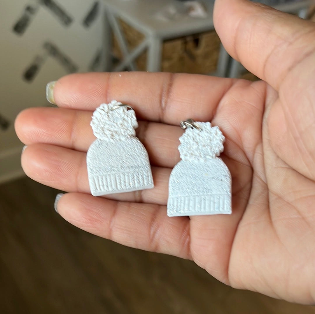 The  Sweater weather hats FALL Earrings 1955
