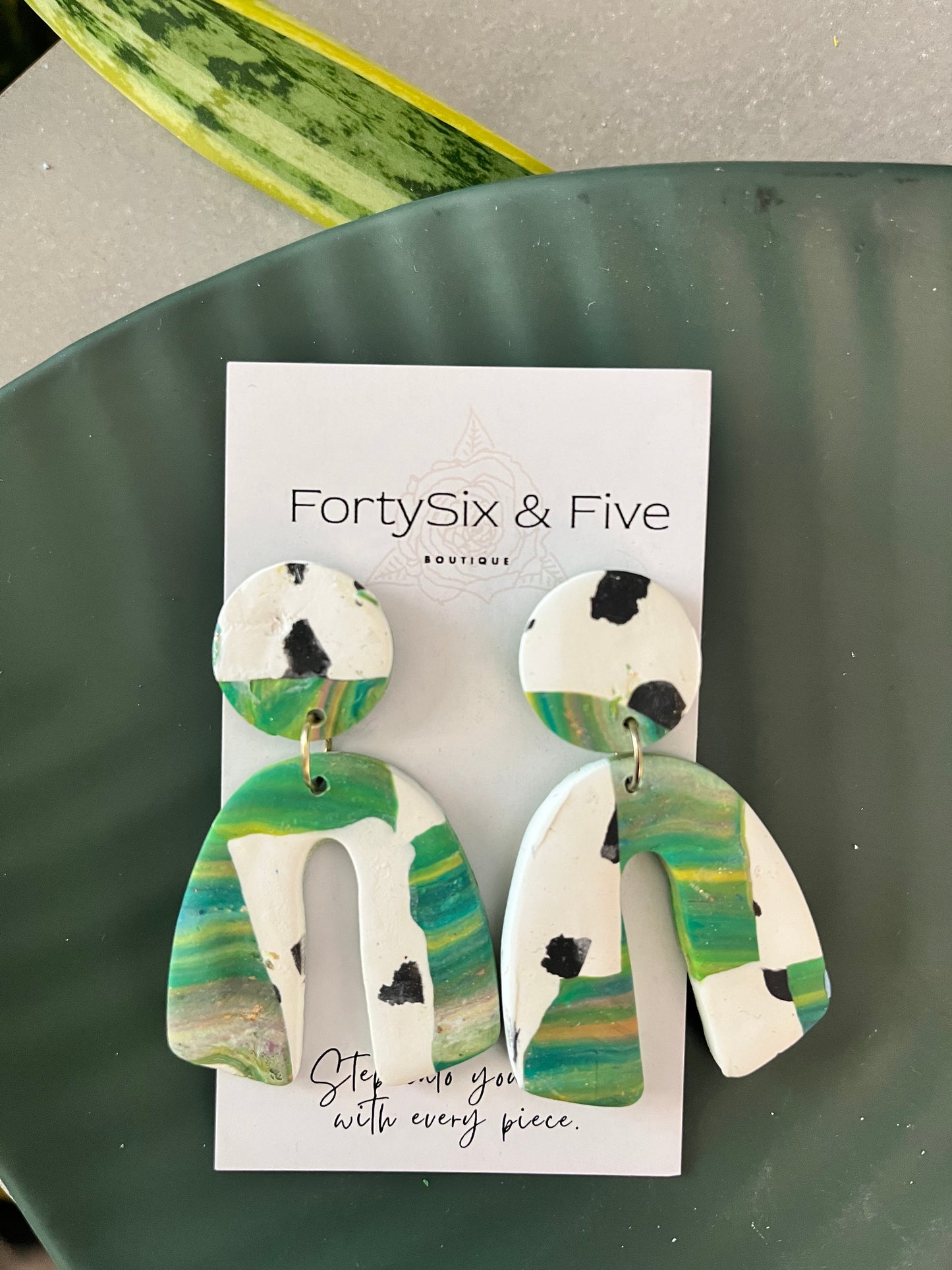 Color block “Carmen” Earrings  1955